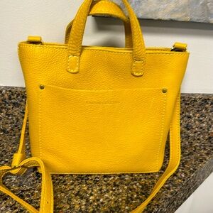 Portland Leather Pomelo Mini Zippered Crossbody Tote